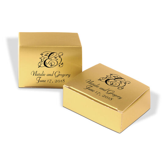 You Design It Gold Cake Boxes